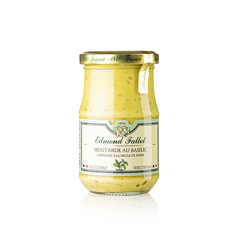 Fallot - Senape fine al basilico, 190 ml