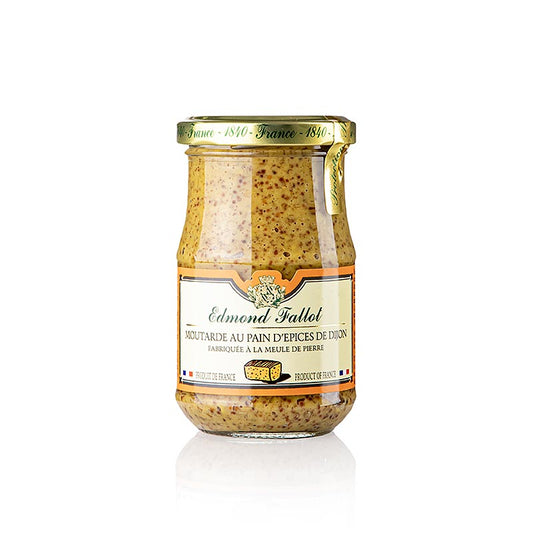 Fallot - Senf, grob, mit Gewürzbrot und Honig, 190 ml