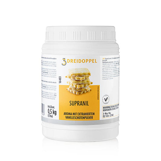 Supranil - Concentré de vanille en poudre, Dreidoppel, No.164, 500 g