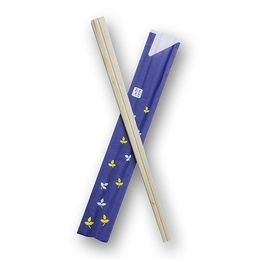 Bacchette per sushi Giappone, monouso, in legno, lunghezza 20 cm, 40 pz.