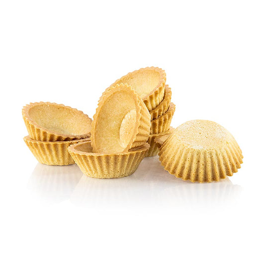 HUG - Tartelettes à dessert, rondes, ø 6 cm, H 2 cm, pâte brisée, 3 kg, 210 pièces