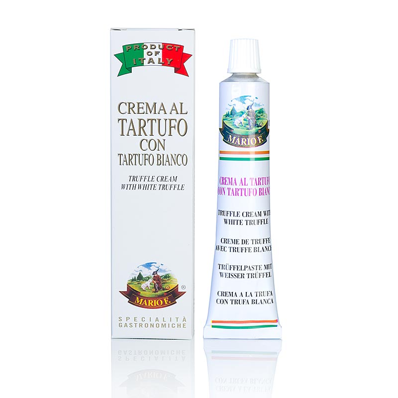 Purea di tartufo, con tartufo bianco, con acciughe, 40 g