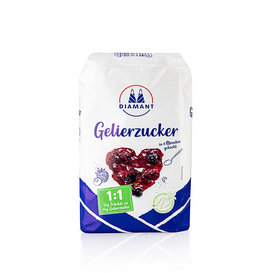 Sucre gélifiant 1:1 (1 kg) – pour confitures, gelées et confitures maison