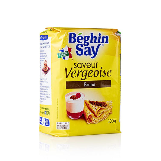 Zucchero vergine, di canna, aromatizzato al caramello, 500 g