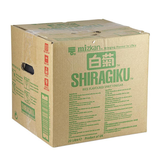 Vinaigre de riz pour sushis, Shiragiku, Sel, Mizkan, 20 l
