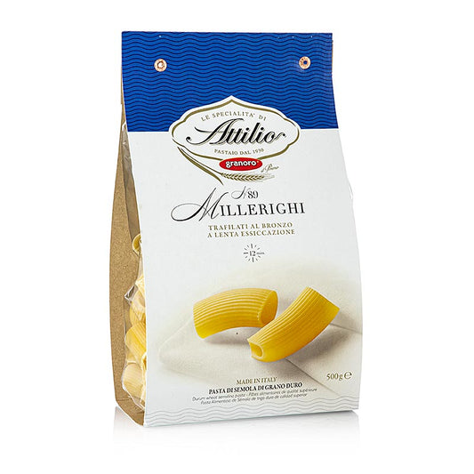 Granoro Millerighi, pasta corta e spessa da farcire, n. 89, 500 g