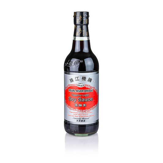 Salsa di soia - Shoyu, Pearl River Bridge, di colore chiaro, Cina, 500 ml