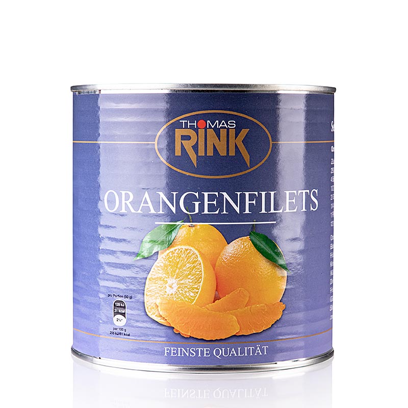 Thomas Rink - Orangen-Filets - kalibrierte Segmente, leicht gezuckert, 2,65 kg