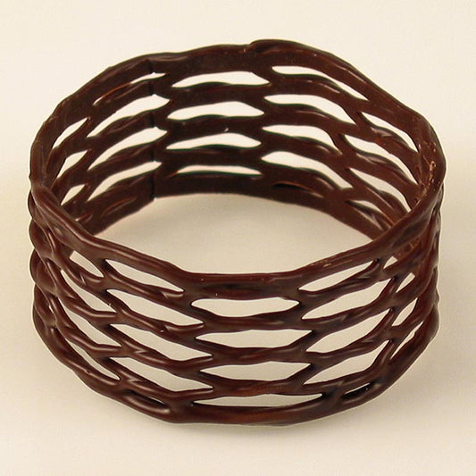 Serviettenringe - klein, dunkle Schokolade, ø 45mm, 30mm hoch, 600 g, 100 St | Couverture, Schoko - Formen, Schoko - Produkte | thungourmet