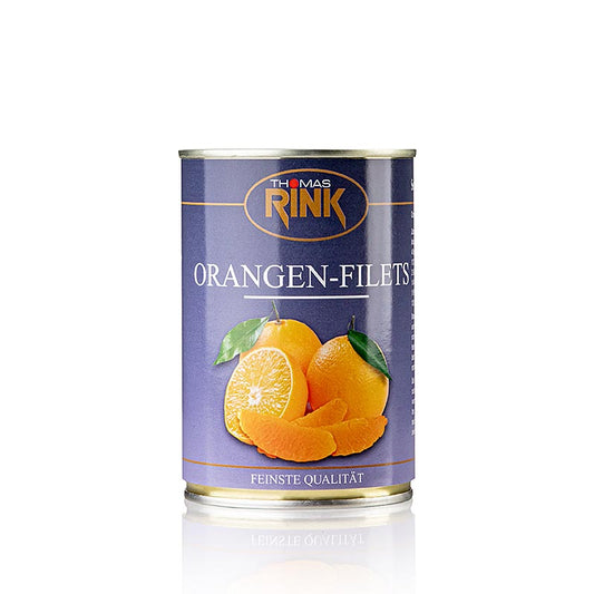Thomas Rink - Orangen-Filets - kalibrierte Segmente, leicht gezuckert, 425 g