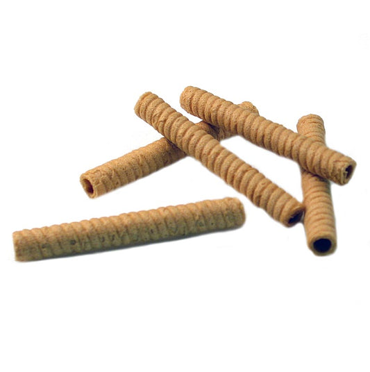 La Cialcon - Cornets creux - Canoli Corti, unis, 9 cm, 800 g, 250 pièces