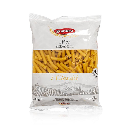 Granoro Sedanini, simili alle penne rigate, n. 24, 500 g