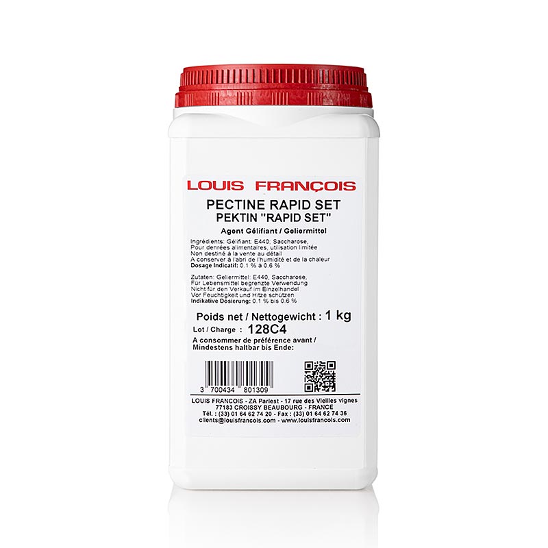 Pektin - Pectine RS 150 - Rapid-Set, Geliermittel für Marmelade/ Konfitüre, 1 kg