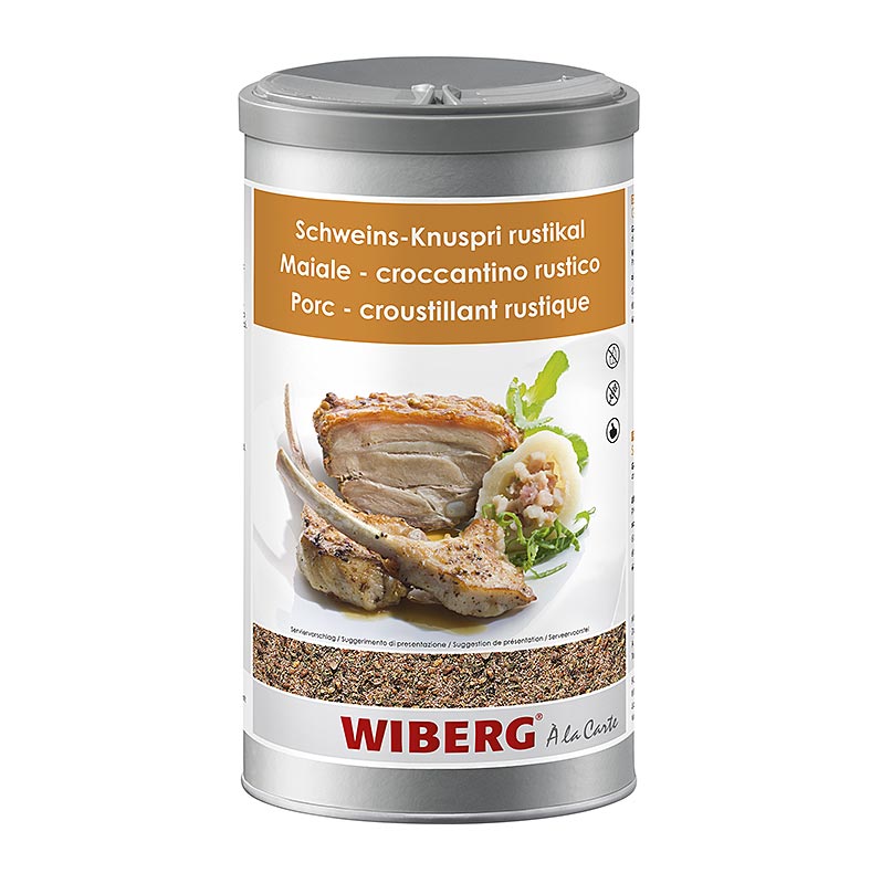 Wiberg Croustillant de porc rustique, sel d'assaisonnement, 880 g