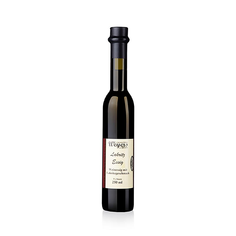 Aceto di liquirizia Weyers, acidità 5%, 250 ml