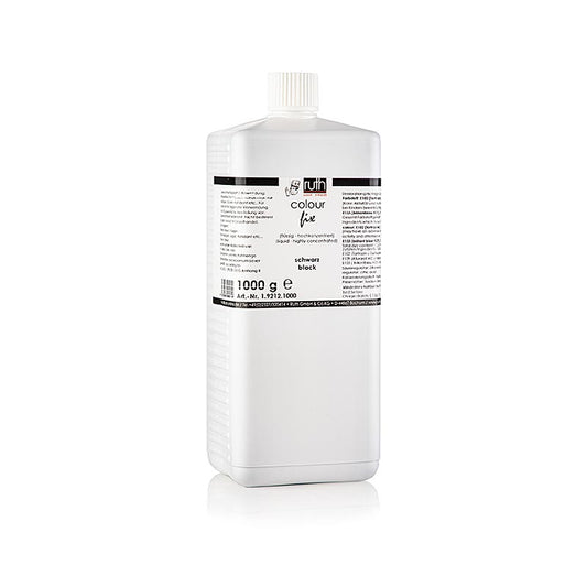 Colorante alimentare liquido, nero, solubile in acqua, 9812, Ruth, 1 kg