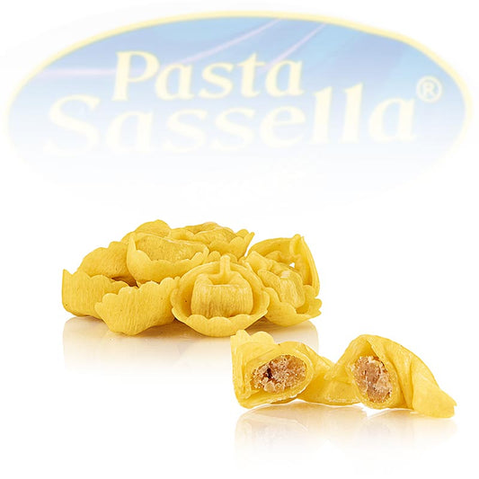 Tortellini frais farcis à la viande (bœuf et porc), Sassella, 500 g