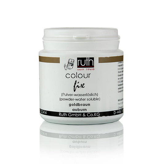 Colorante alimentare in polvere, marrone dorato, solubile in acqua, 9109, Ruth, 50 g