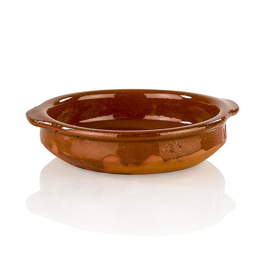 Plat en terre cuite - Cazuela, brun, émaillé, ø 12cm, 1 pc