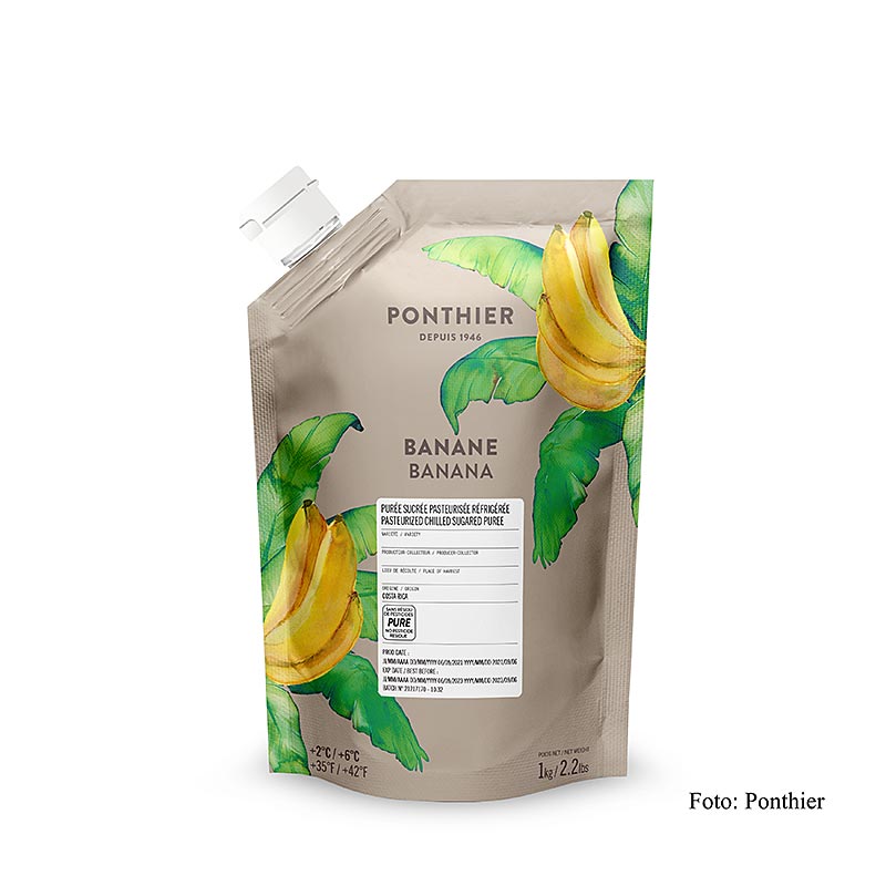 Purea di banane, con zucchero, 1 kg