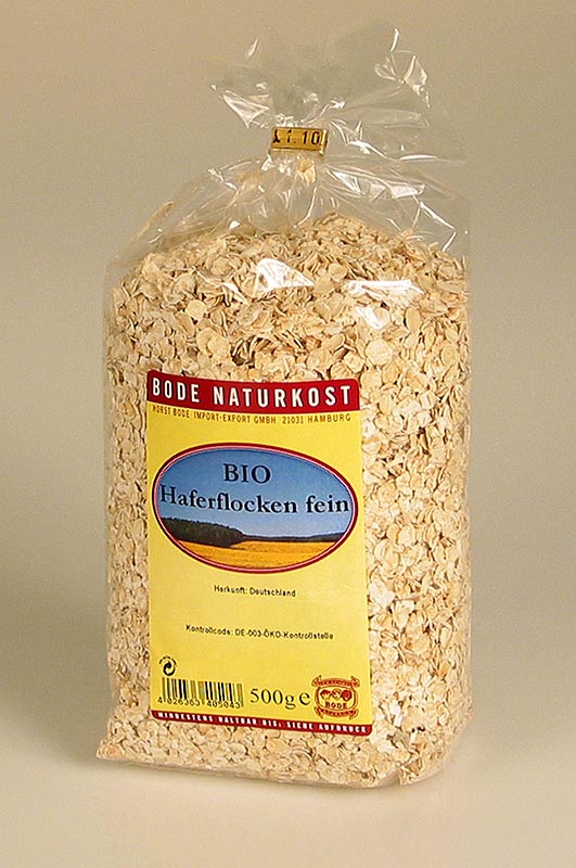 Fiocchi d'avena, integrali fini, biologici, 500 g