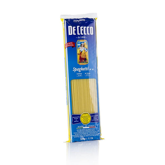 De Cecco Spaghetti, No.12, 12 kg, 24 x 500g