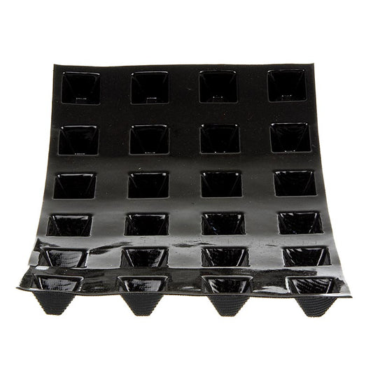 Demarle - Flexipan Matte 40x30cm, 24 Mini-Pyramiden, 35x35mm, 23mm tief, 15ml, No. 2562, 1 St