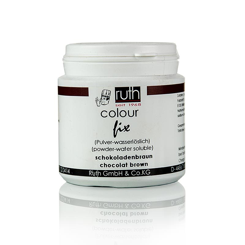 Colorant alimentaire en poudre, brun chocolat, soluble dans l'eau, 9111, Ruth, 50 g