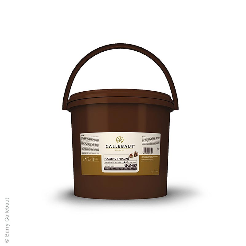 Praliné Masse Haselnuss 50%, gesüßt, Callebaut, 5 kg | Couverture, Schoko - Formen, Schoko - Produkte | thungourmet