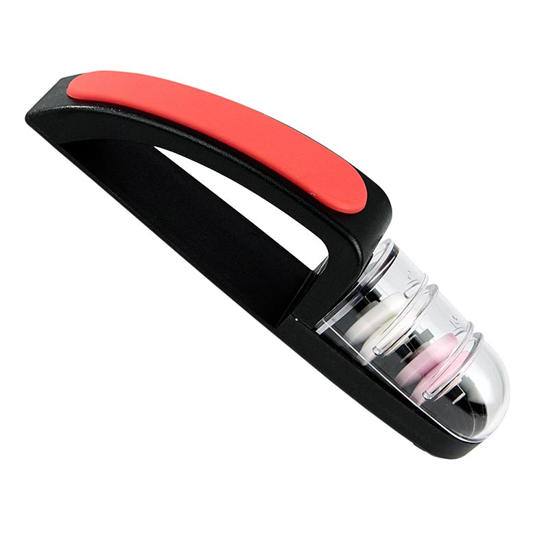 Mino Sharp Aiguiseur universel de couteaux/pierre céramique, rouge-noir, grand, 440/BR, 1 pce