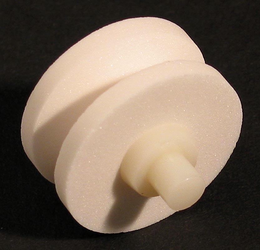 Rouleau de pierre de rechange céramique 444, pour Mino-Sharp 440/GB+RB, blanc, grossier, 1 pc