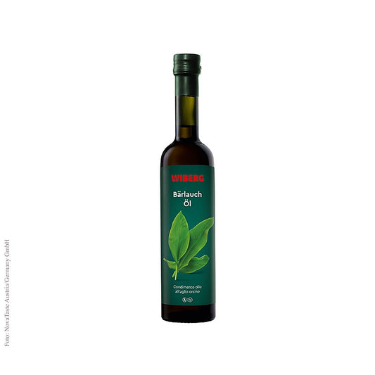 Wiberg Bärlauchöl, kaltgepresst, Natives Olivenöl Extra mit Bärlauchextrakt, 500 ml