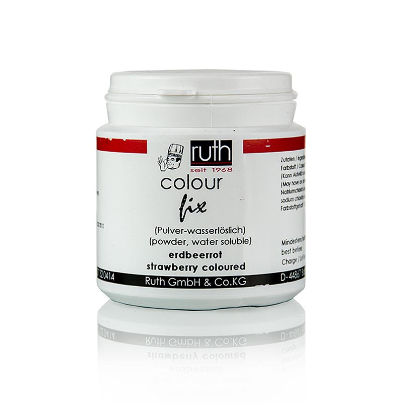 Colorante alimentare in polvere, rosso fragola, solubile in acqua, 9105, Ruth, 50 g