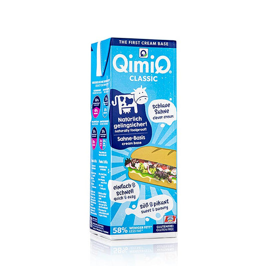 QimiQ Classic Nature, pour la cuisine, la pâtisserie et l'assaisonnement, 15 % Lipides, 1 kg
