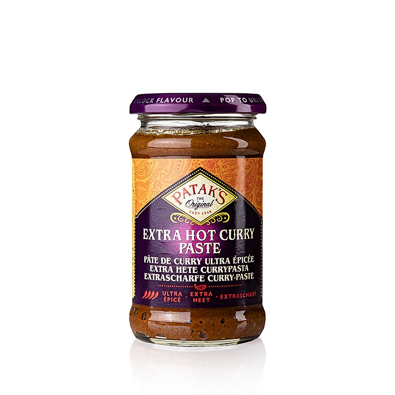 Curry Paste "Extra Hot", rot, scharf, Patak´s, 283 g