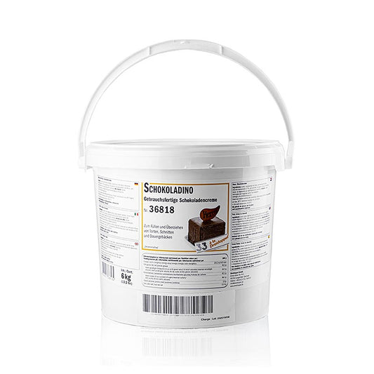 Glaçage gras "Schokoladino", Dreidoppel, 6 kg