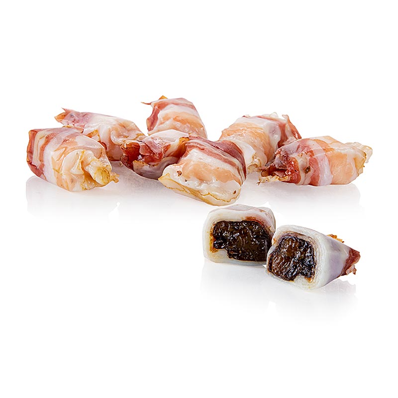 VULCANO Speckzwetschken, pancetta e prugne di prima qualità, dalla Stiria, 120 g