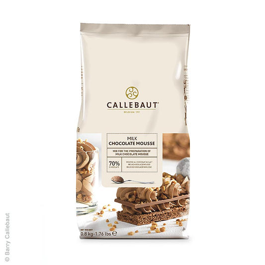 Callebaut - Mousse al cioccolato - in polvere, al latte, 800 g