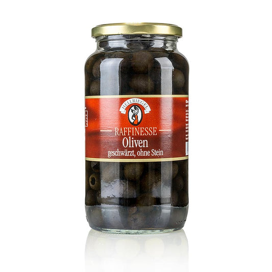 Hellriegel - Olive nere, snocciolate, annerite, in salamoia, 935 g