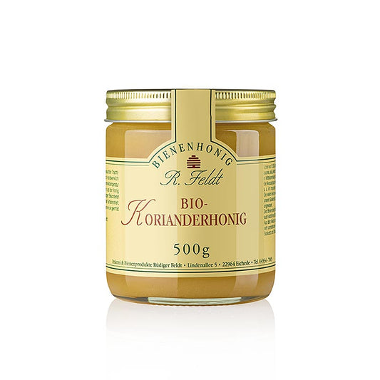 Miel Feldt, clair, onctueux, relevé, bio, 500 g