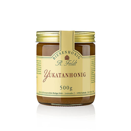 Imkerei Feldt - Yukatan-Honig, cremig, tropisch, fliederartiges Aroma, 500 g