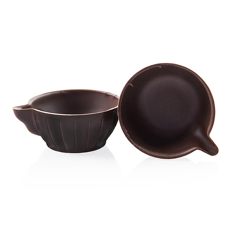 Stampo per cioccolato - Tazze per espresso, piccole, cioccolato fondente, ø 50 mm, altezza 25 mm, 984 g, 168 pezzi.