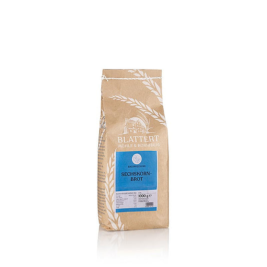 Miscela per pane a sei cereali, Blattert Mühle, 1 kg