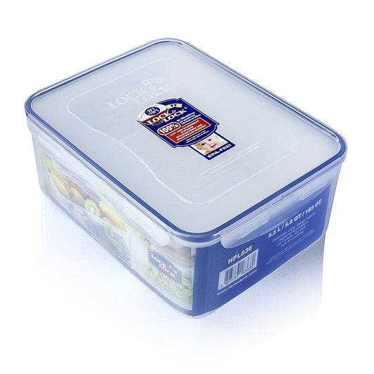 Contenitore per alimenti Lock & Lock, 5,5 l, rettangolare 292x225x120 mm, con griglia di drenaggio, 1 pz.
