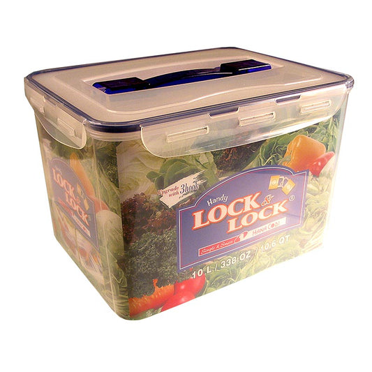 Frischebox Lock & Lock, 10,0 l, rechteckig 294x230x205mm, mit Griff&Ablaufgitter