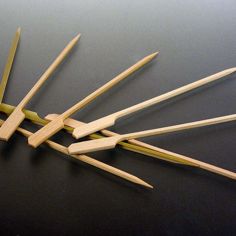 Franz Mensch - Bambus-Spieße, mit Blattende, 15cm, 250 St