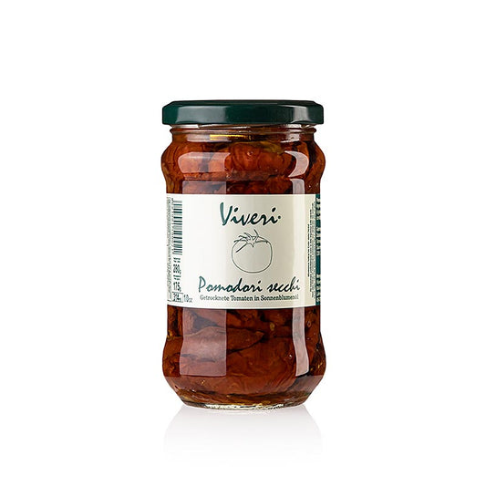 Viveri - Eingelegte getrocknete Tomaten, in Sonnenblumenöl, 290 g