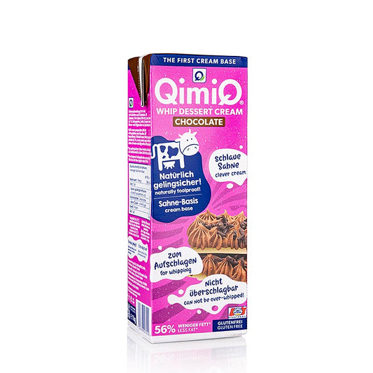QimiQ Whip Chocolat, crème dessert à fouetter à froid, 16 % Lipides, 1 kg