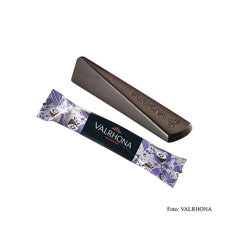 Bâtonnets de chocolat Valrhona « Éclat », noir extra, 61 % Cacao, 1 kg, 244 pièces