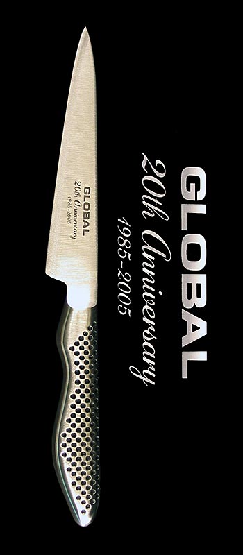 Global GS-36 Couteau universel, manche long incurvé, 11cm, 1 pc
